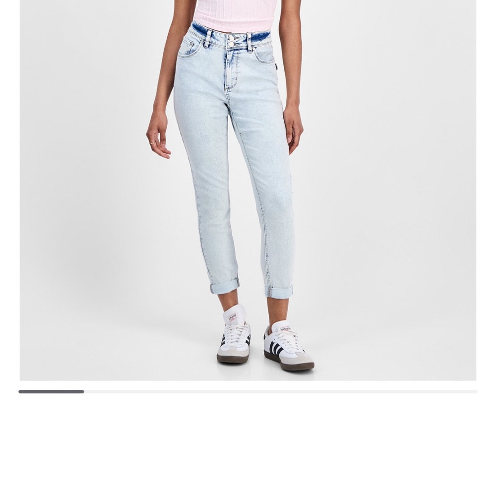 Indigo Rein Women's High Rise Light Blue Jeans